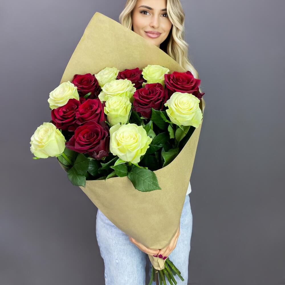 Букет «Инь-Ян» – гармония страсти и чистоты Анадырь Чукотский автономный округ