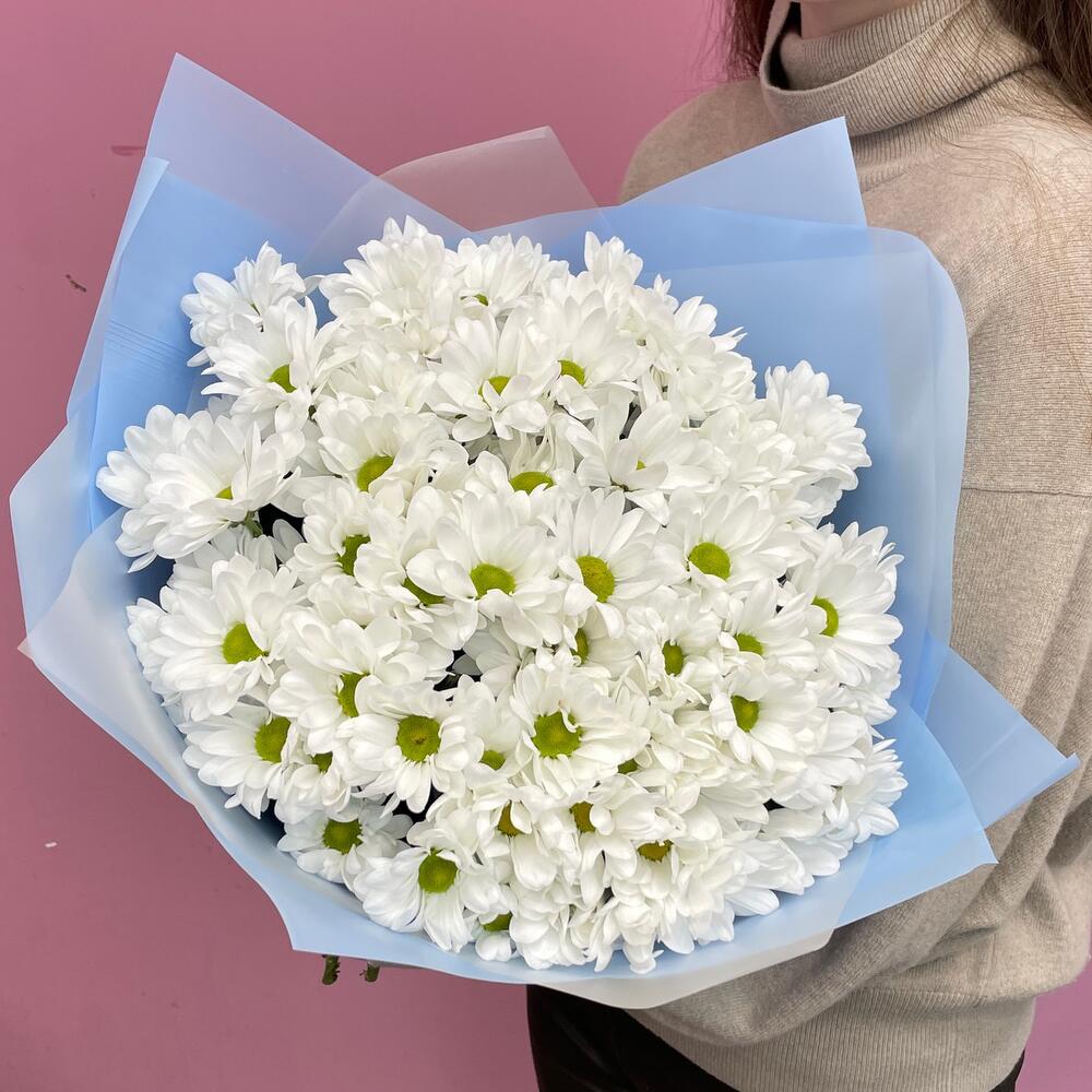 Букет «Ромашковое поле» – свежесть белых хризантем Анадырь Чукотский автономный округ