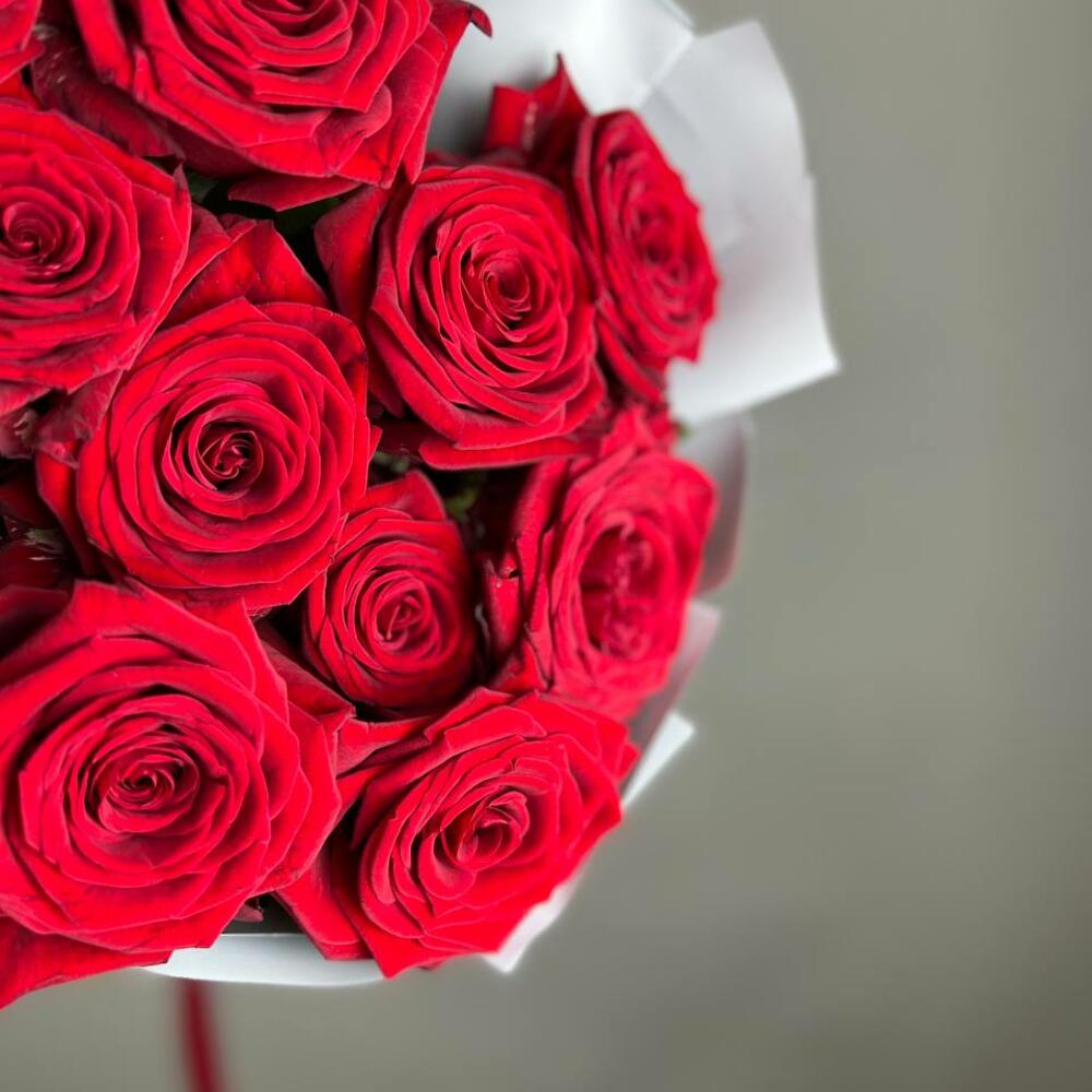 «Королевский бархат» – 25 роскошных красных роз из Эквадора  Анадырь Чукотский автономный округ
