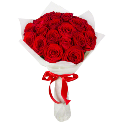 Букет из красных роз в фетре Анадырь Чукотский автономный округ