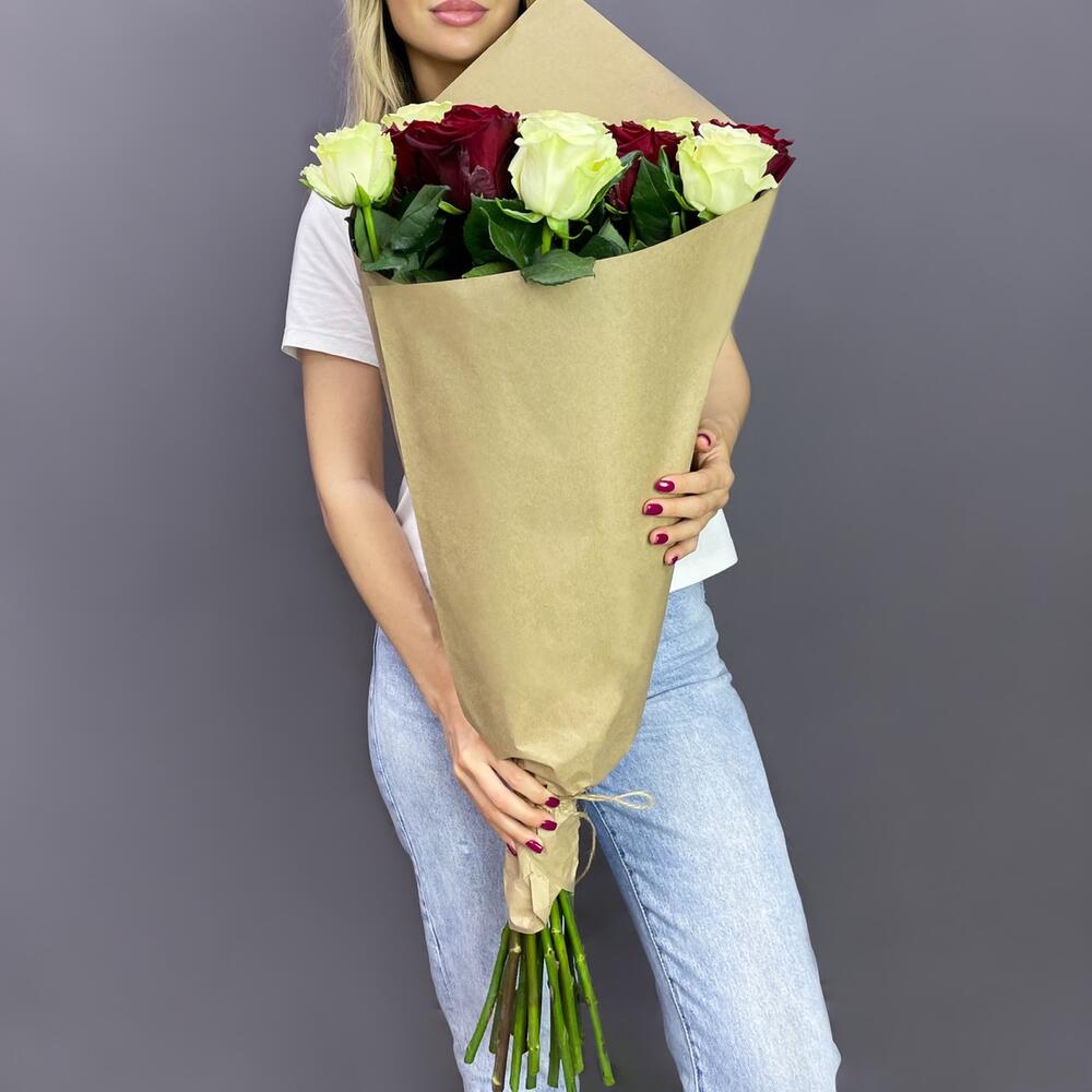 Букет «Инь-Ян» – гармония страсти и чистоты Анадырь Чукотский автономный округ