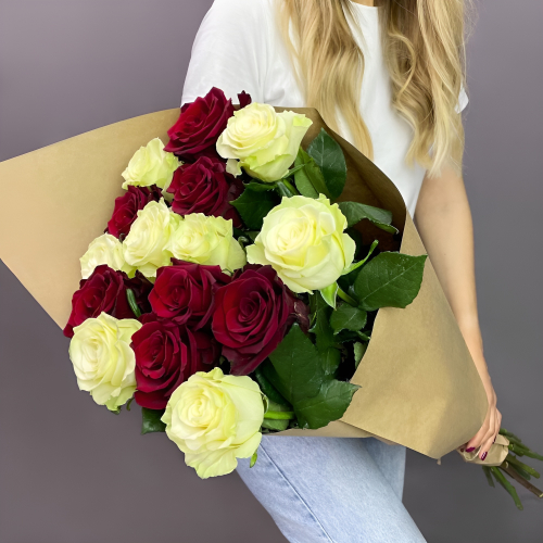 Букет «Инь-Ян» – гармония страсти и чистоты Анадырь Чукотский автономный округ